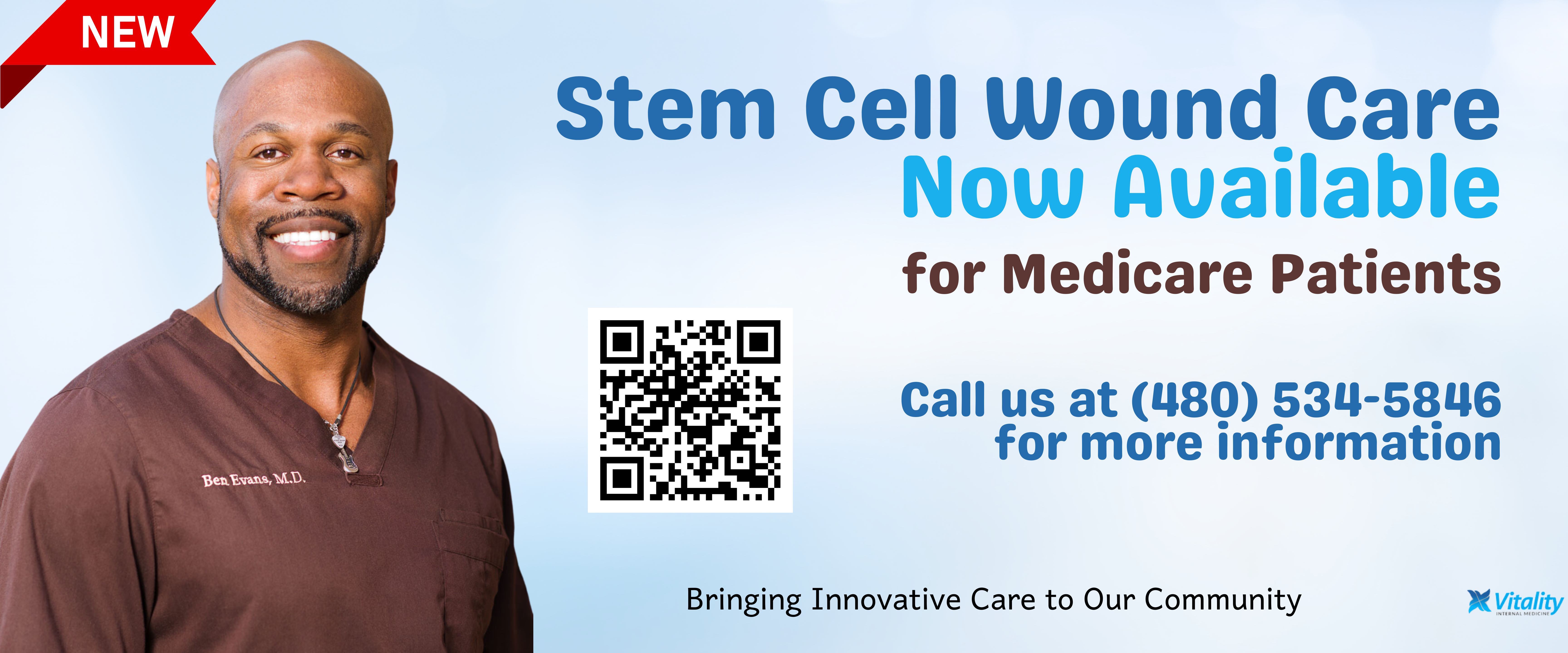 New! Stem Cell Wound Care Now Available for Medicare Patients